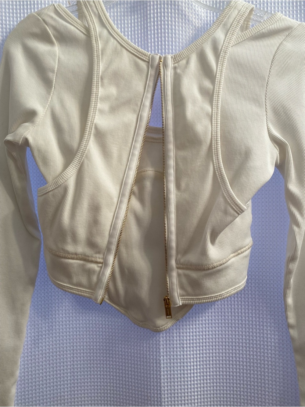 Dion Lee Ribbed Corset Shrug Combo Top - Picture 9 of 9